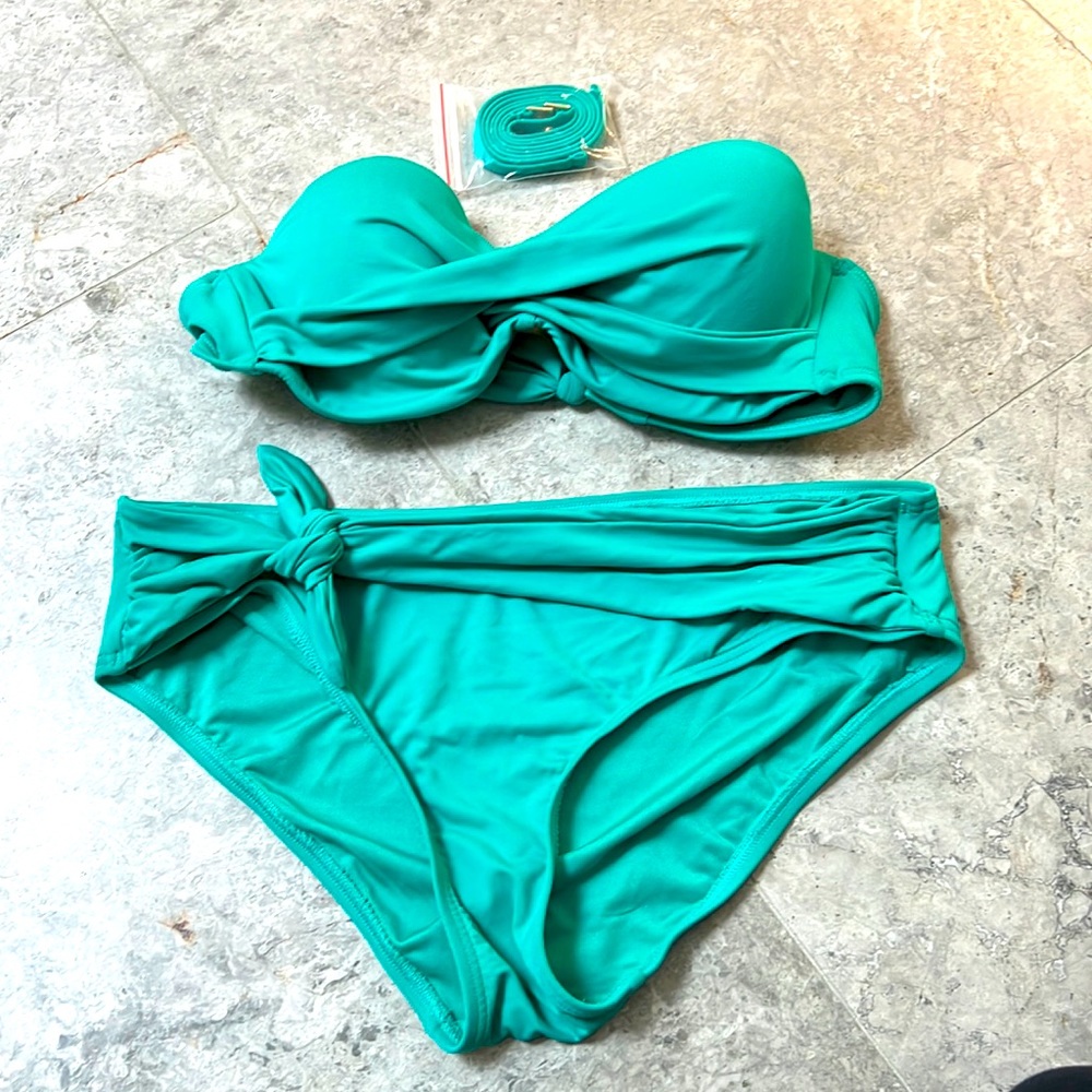 Kate Spade Bikini In Green S/M